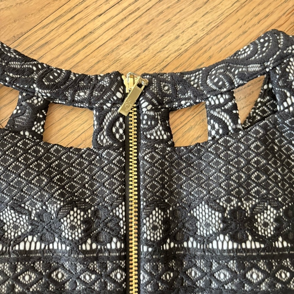 Eliza J Knit Sleeveless Crewneck Black Dress Womens Size 12 NWT - Picture 9 of 9